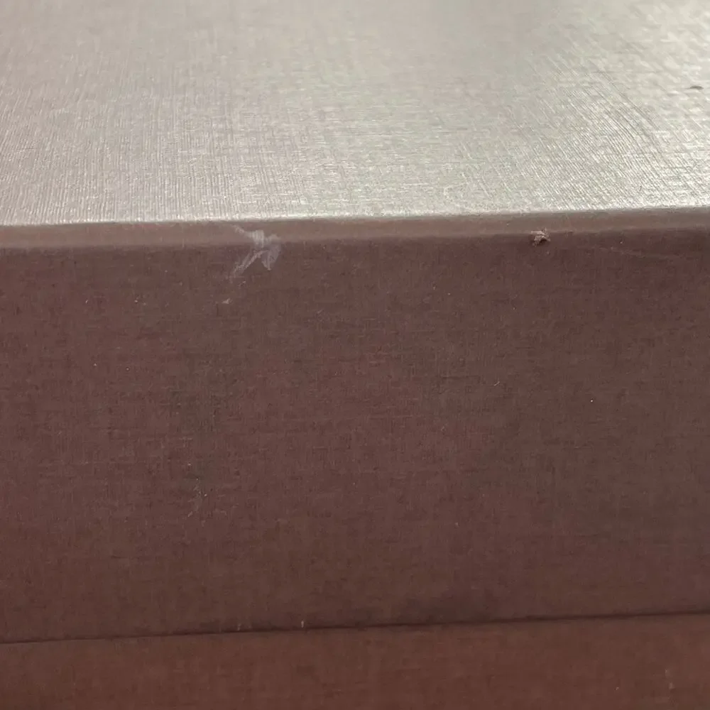 Louis Vuitton Gift Box Authentic Large Empty Storage Brown Imperfect READ